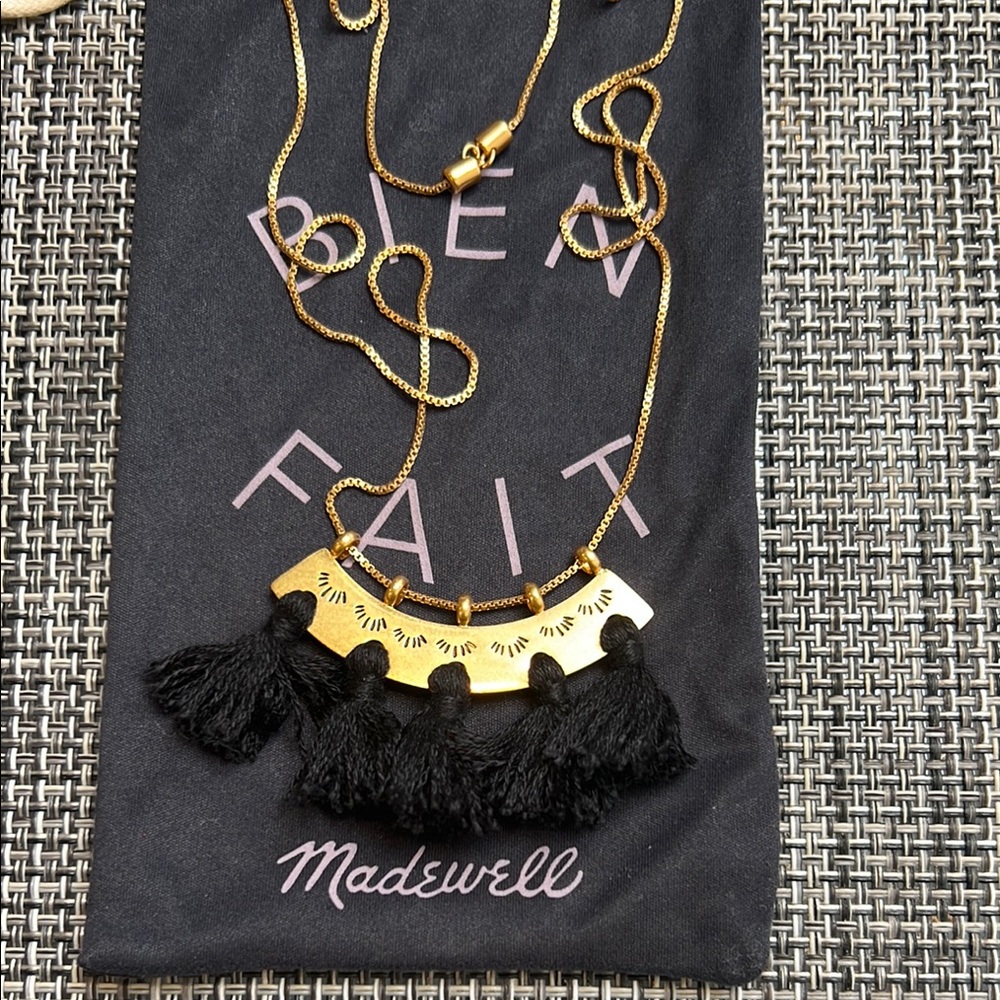NWOT-  Adjustable Length Madewell Necklace